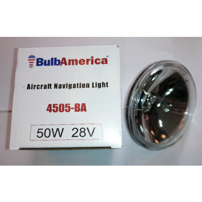 Aircraft Lamp 4505-BA 28V 50W PAR36 NSP +++EOL+++